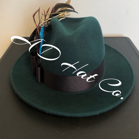 Custom-Made Felt Fedora Hat - “Pimping Ain’t Easy” - Picture 3 of 9